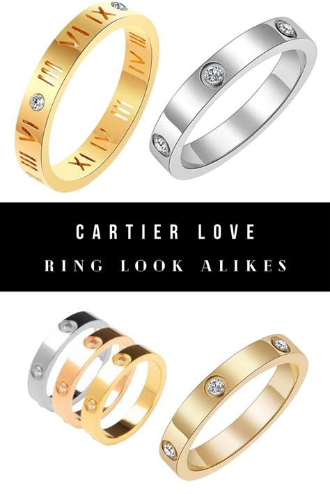 cartier ring dupe amazon|cartier dupe look alikes.